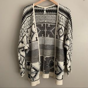 Aeropostale Printed Cardigan